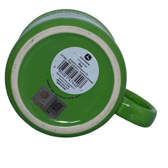 JOHN DEERE Jumbo Mug Made with Pride Officially Lic 21.5 oz Green Yellow Tractor - Picture 7 of 15